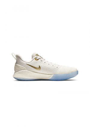 Nike Unisex KB Mamba Focus Basketball Shoes – White/Gold