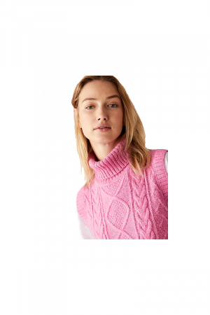 M&S Gilet tricoté en tricot torsadé mélangé recyclé