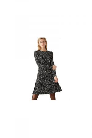 M&S Mini robe patineuse en jersey imprimé