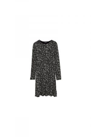 M&S Mini robe patineuse en jersey imprimé