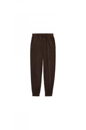 M&S Pantalon de jogging longueur cheville à revers en faux suède