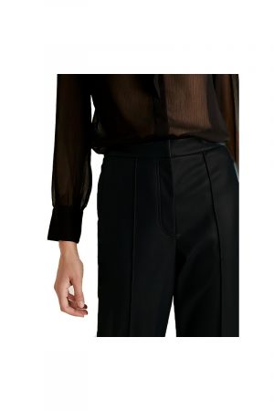 m&s Pantalon droit en similicuir