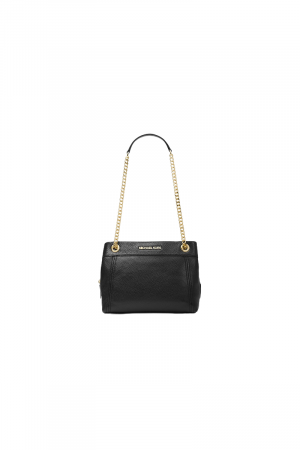 MICHAEL KORS Sac porté épaule Jet Set de taille moyenne en cuir grainé avec chaîne