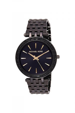 Michael Kors Darci Montre Cadran Noir Bracelet Acier Noir