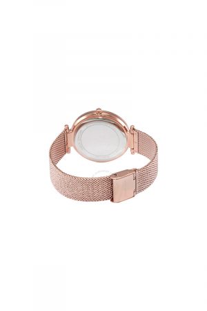 Michael Kors Cadran en nacre en or rose avec bracelet en maille