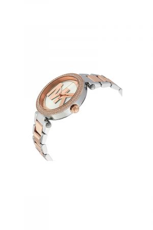 Michael Kors Montre pour femme Parker en or rose et argenté