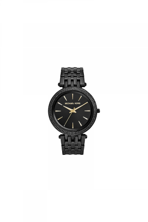 Michael Kors Darci Montre Cadran Noir Bracelet Acier Noir