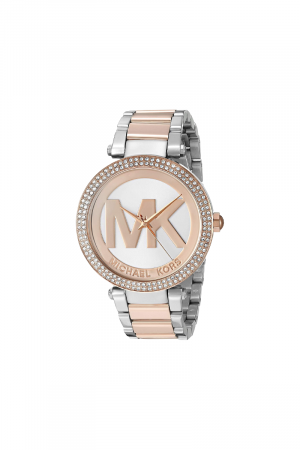 Michael Kors Montre pour femme Parker en or rose et argenté