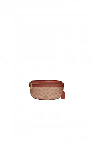 coach Sac Ceinture En Toile Signature