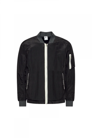 Nike Bomber Jacket Sportswear Essentials Noir Blanc