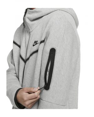 Nike sweat à capuche entièrement zippé tech fleece