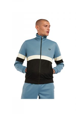 fred perry  panel track jacket
