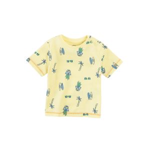 Cool Club T-shirt à manches courtes et imprimé – jaune