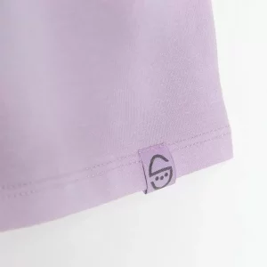 Cool Club Robe violette à manches courtes