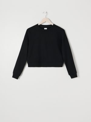 Sinsay Sweat-shirt oversize avec bordures côtelées